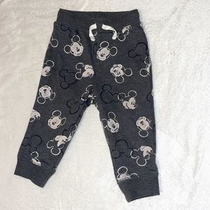Toddler bottoms with Mickey Mouse design